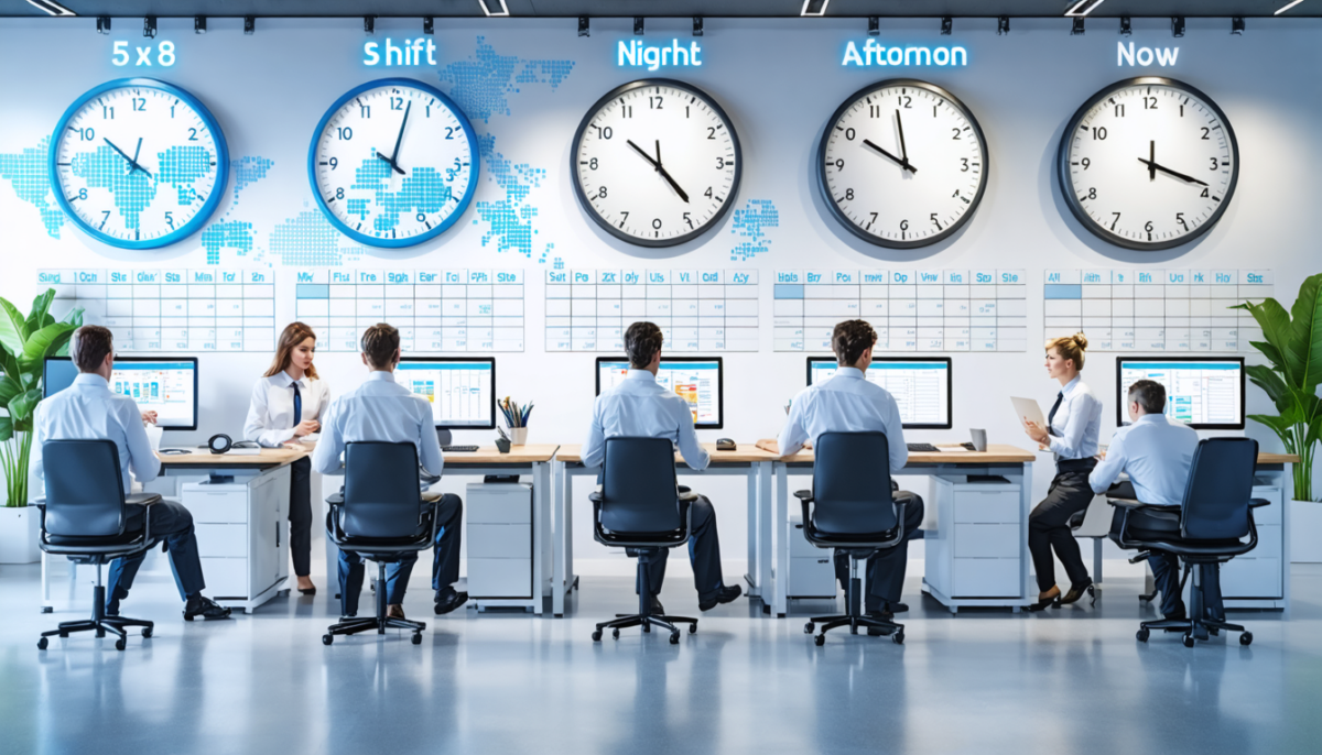 découvrez comment fonctionnent les horaires en équipes avec la méthode 5 x 8, ses avantages et son impact sur l'organisation du travail.